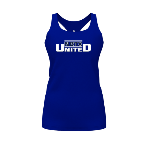 [FT0TRBRY-FYS-LOGO2] Decker Racerback Tank Top (Female Youth S, Royal, Logo 2)