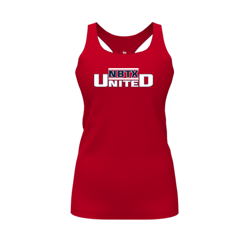 [FT0TRBRD-FYS-LOGO2] Decker Racerback Tank Top (Female Youth S, Red, Logo 2)