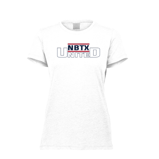 [FTSCUBWH-FAXS-LOGO1] Decker Women's Tri-Blend T-Shirt - Short Sleeve (Female Adult XS, White, Logo 1)