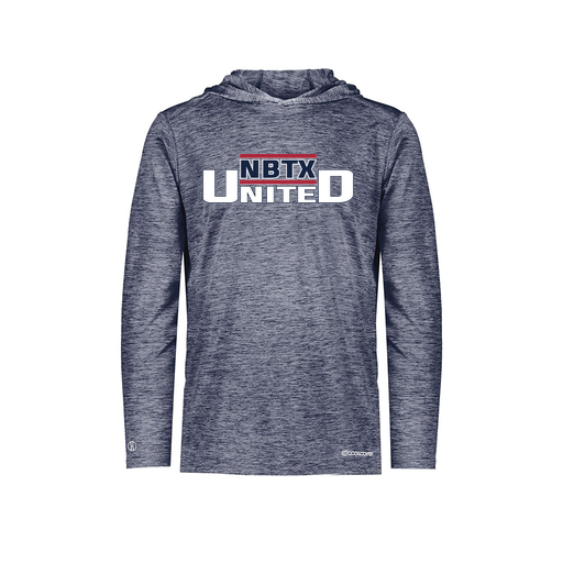 [FOLHCGNV-YS-LOGO1] Decker Youth Charge Hoodie (Youth S, Navy, Logo 1)