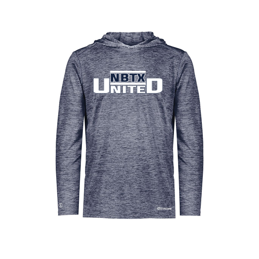 [FOLHCGNV-YS-LOGO2] Decker Youth Charge Hoodie (Youth S, Navy, Logo 2)