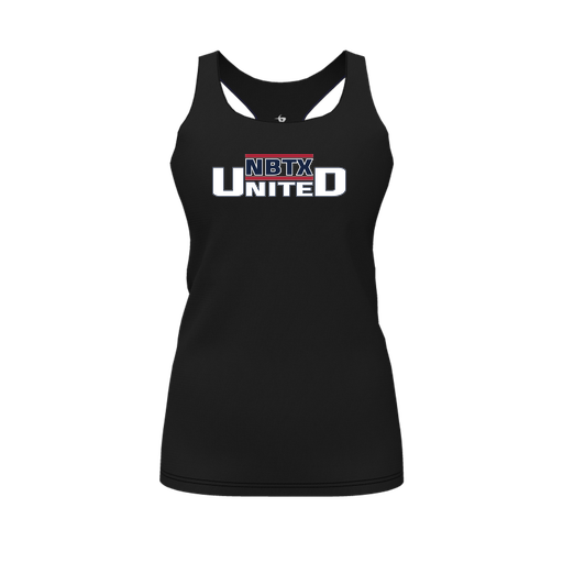 [FT0TRBBK-FYS-LOGO1] Decker Racerback Tank Top (Female Youth S, Black, Logo 1)