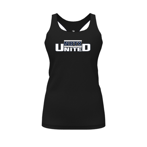 [FT0TRBBK-FYS-LOGO2] Decker Racerback Tank Top (Female Youth S, Black, Logo 2)