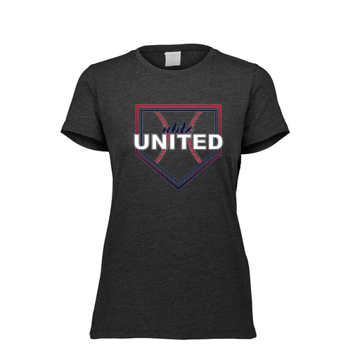 [FTSCUBBK-FAXS-LOGO3] Decker Women's Tri-Blend T-Shirt - Short Sleeve (Female Adult XS, Black, Logo 3)