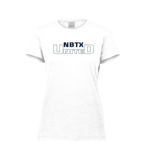 [FTSCUBWH-FAXS-LOGO2] Decker Women's Tri-Blend T-Shirt - Short Sleeve (Female Adult XS, White, Logo 2)