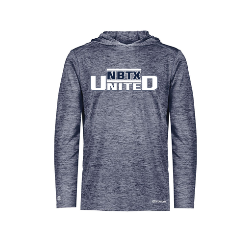 [FOLHCGNV-AS-LOGO2] Decker Men's Charge Hoodie (Adult S, Navy, Logo 2)